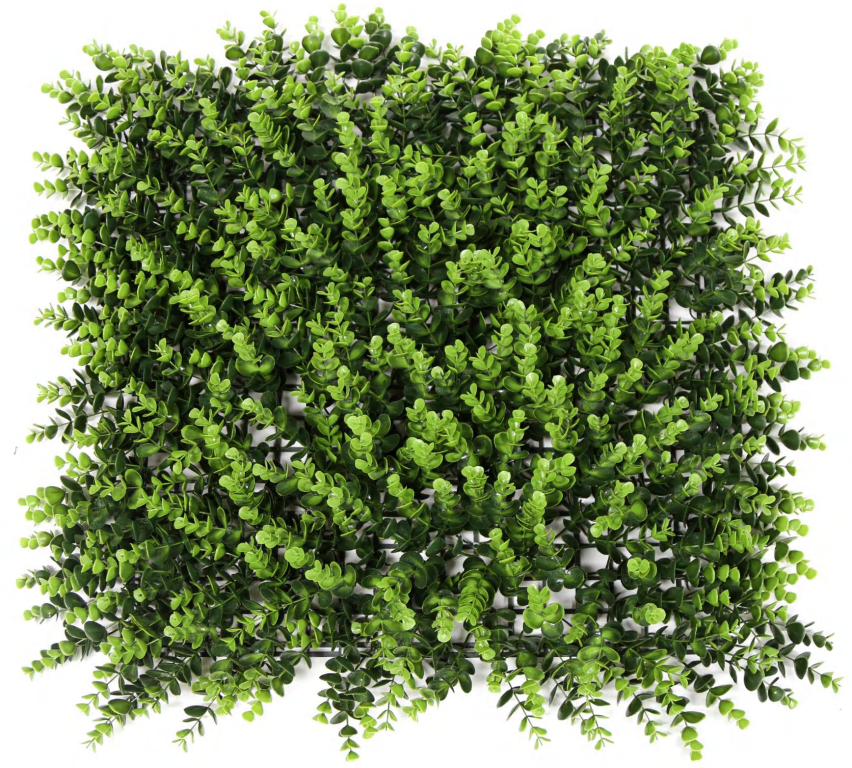 Big Money Leaf (Light Green)  - 20"x20" UV-Proof Artificial Hedge Mats - Transform Your Space with Boxwood Panels Topiary, Ideal for Indoor and Outdoor Backyard, Garden, Fence, and Wedding Decor